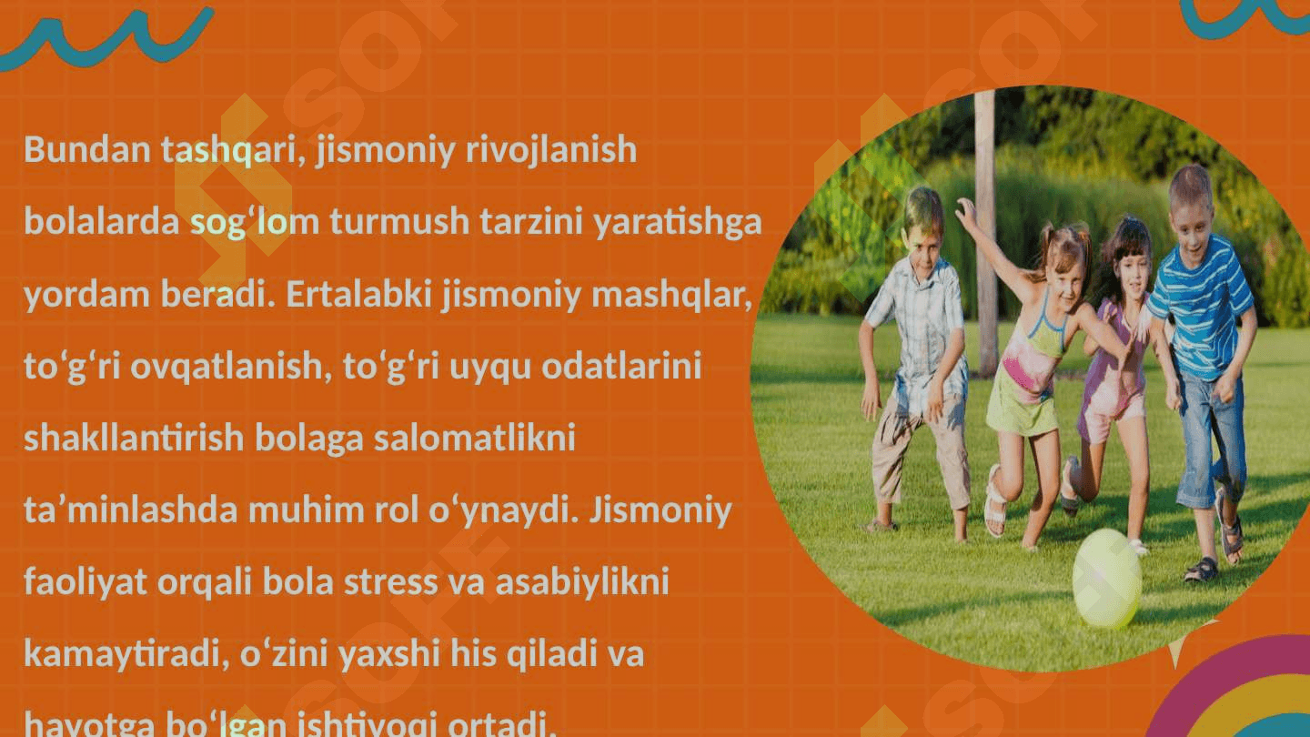 BOLANING RIVOJLANISH SOHALARI BO'YICHA YUTUQLARI 4