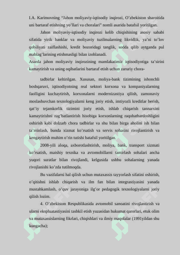 Avtotransport tarmog’i korxonalarini loyixalash 3
