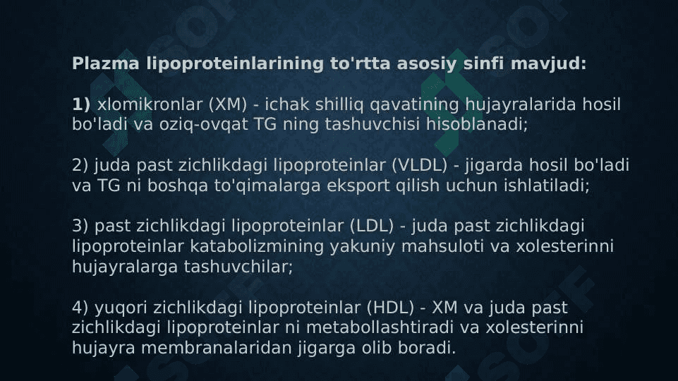 Lipid, vitaminlar va mineral almashinuvi 
       buzilishiga bogʻliq irsiy kasalliklar 3