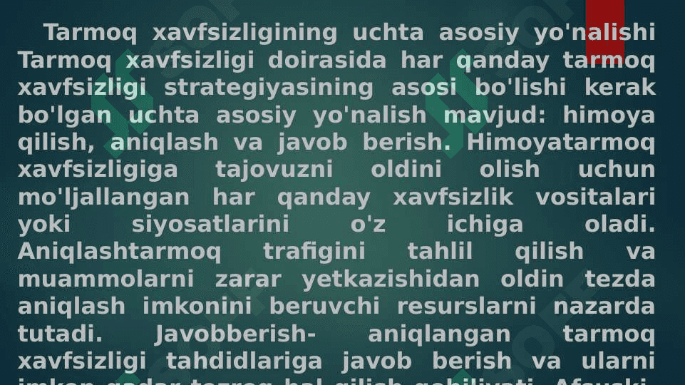 AXBOROT XAVFSIZLIGIGA TAHDID TAQDIMOT SLAYD 4