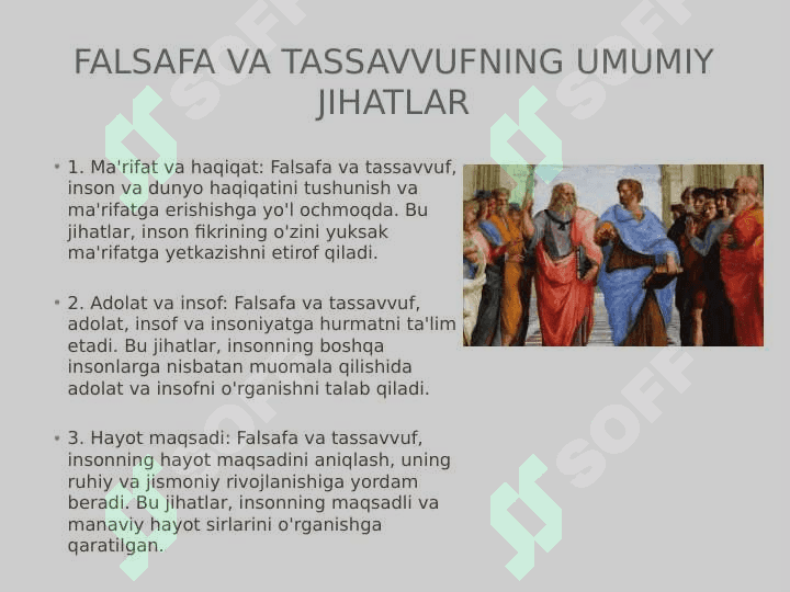 Falsafa va tasavvufdagi umumiy jihatlar 4