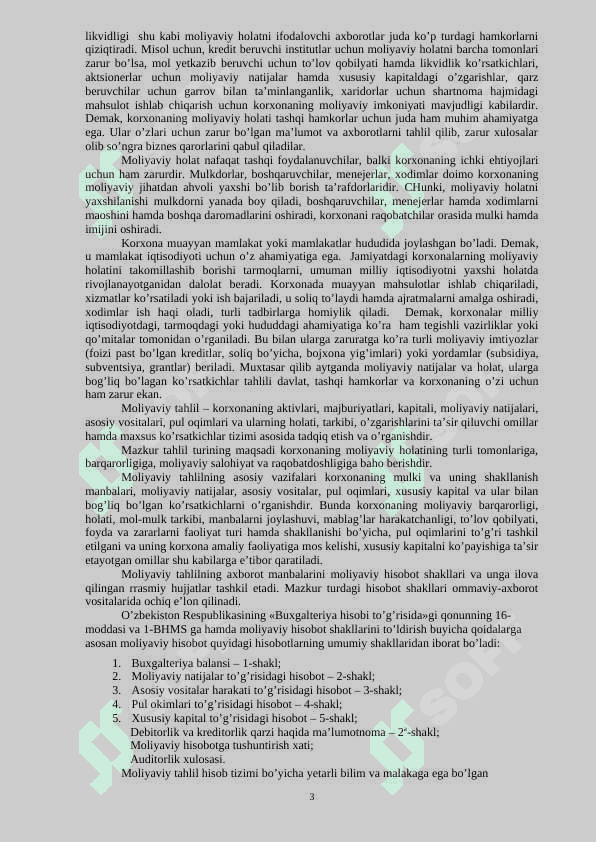 Iqtisodiy tahlilning turlari, axborot manbalari va iqtisodiy tahlil ishlarini tashkil etish 3