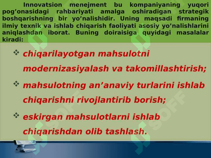 Innovatsion menejment Zamonaviy menejer qiyofasi 3