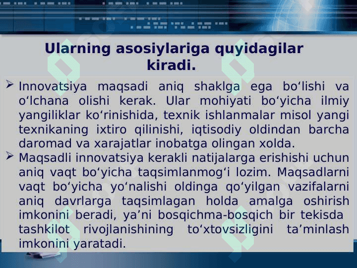 Innovatsion menejment Zamonaviy menejer qiyofasi 5