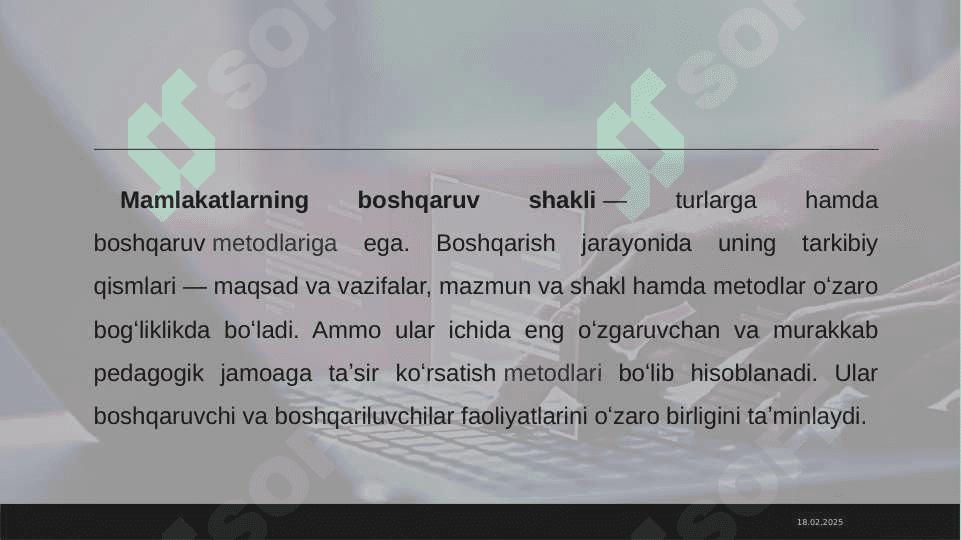 Davlat boshqaruv shakli: Respublika va Monarxiya 3