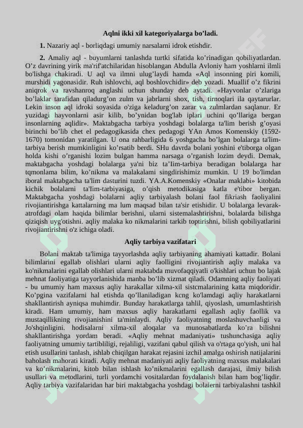 Maktabgacha yoshdagi bolalarga aqliy tarbiya berish 3