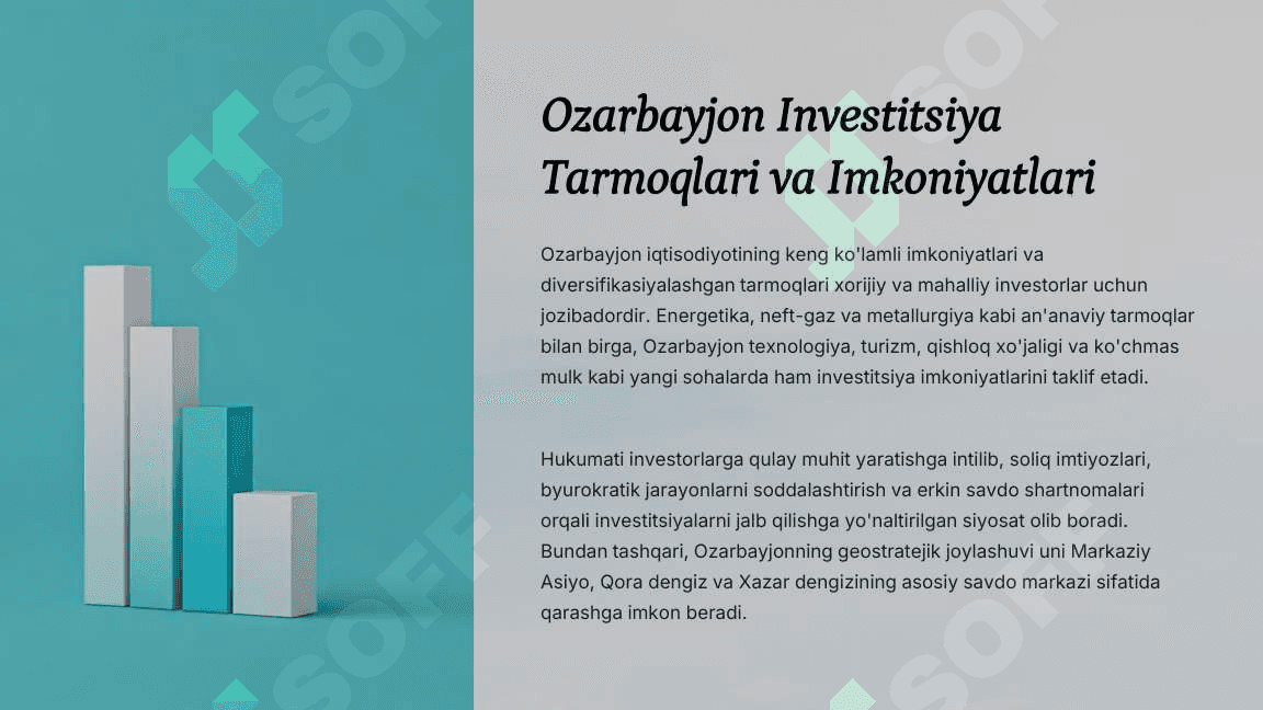 Ozarbayjon davlatining investitsiya tahlili 4