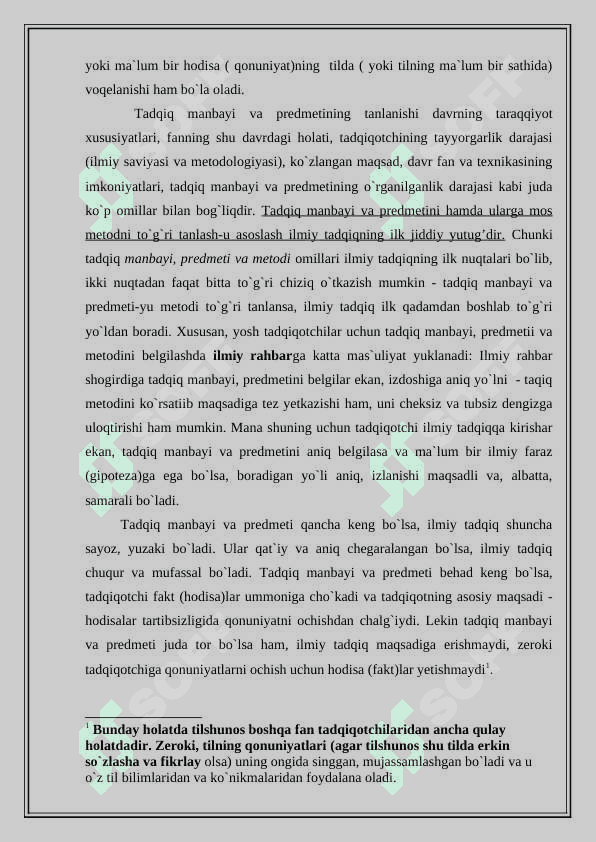 Ilmiy tadqiq va uning tarkibiy qismlari jarayoni 7