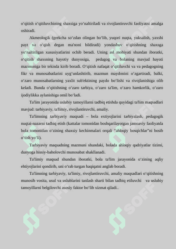 Maktabgacha ta’lim tashkilotlarida bola tarbiyasining maqsad va vazifalari 6