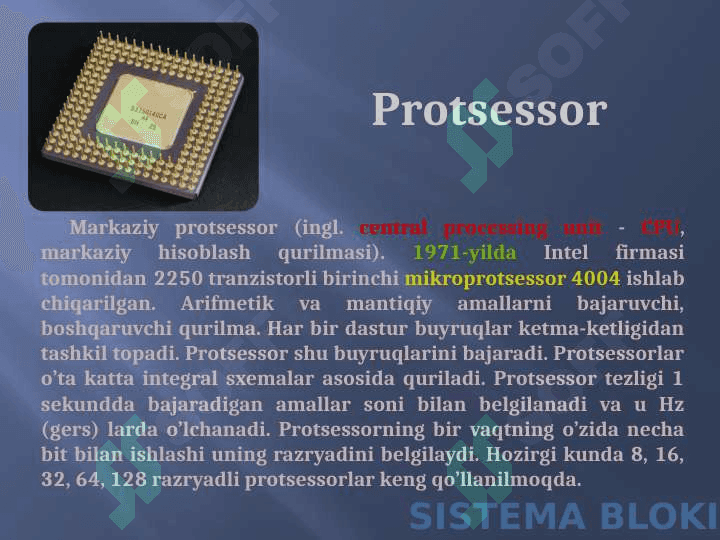 KOMPYUTER  QURILMALARI 7