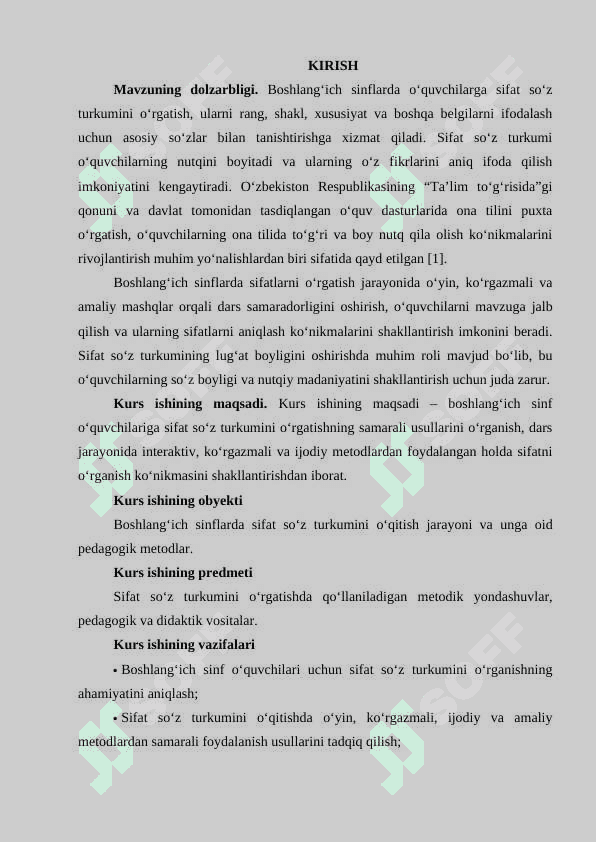 Boshlang‘ich sinflarda sifat so‘z turkumini o‘rganish 2