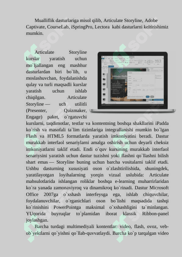 Informatika va axborot texnologiyalari fanini o’qitishda pedagogik dasturiy vositalar 7
