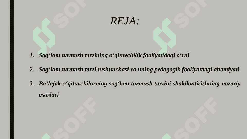 BO'LAJAK O'QITUVCHILARDA PEDAGOGIK FAOLIYATGA TAYYORLASHDA SOG'LOM TURMUSH TARZINI SHAKLLANTIRISHNING NAZARIY JIHATLARI 2