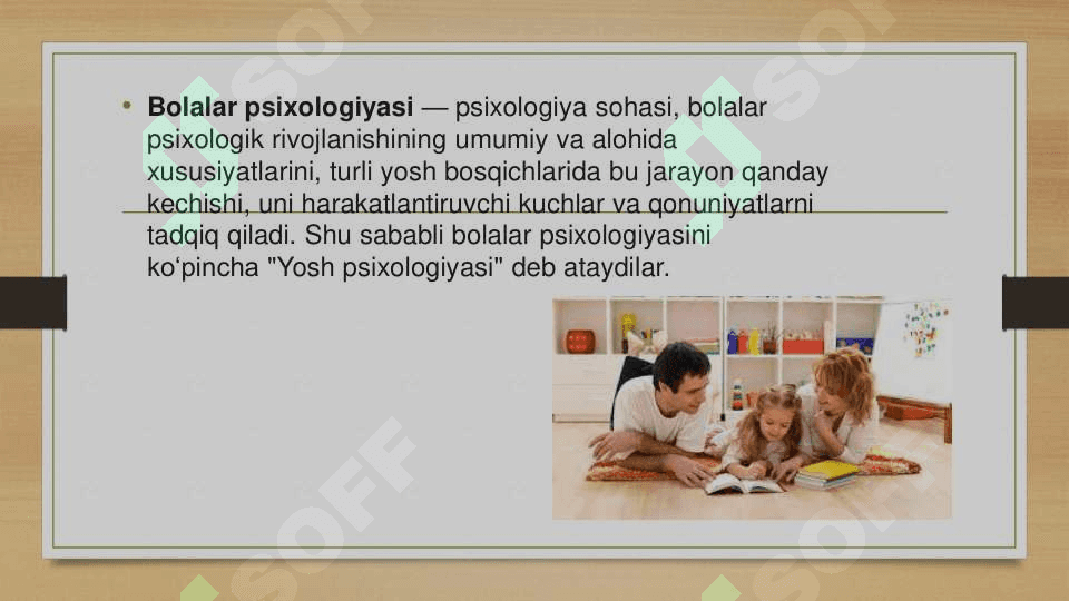 Bolalar tarbiyasida va psixikasida ta’sir etuvchi eng asosiy 2
