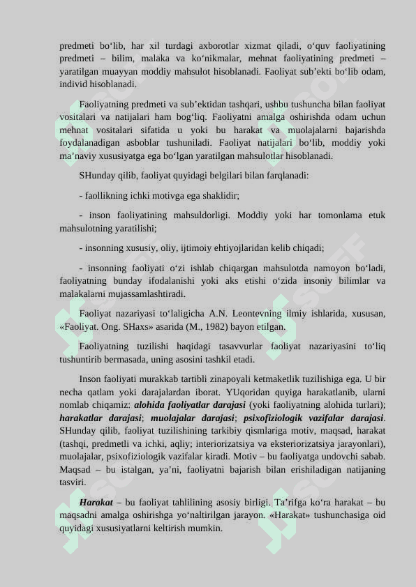 Faoliyat va motivatsiya. 3