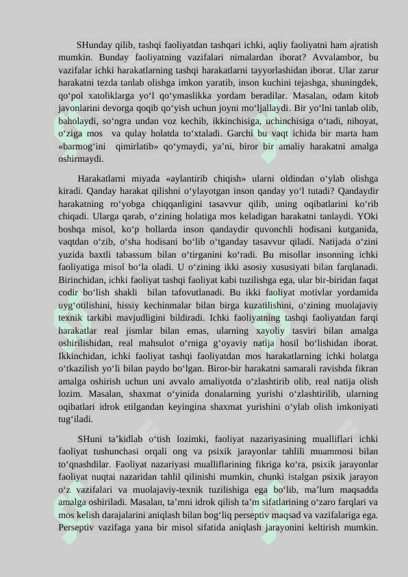 Faoliyat va motivatsiya. 7