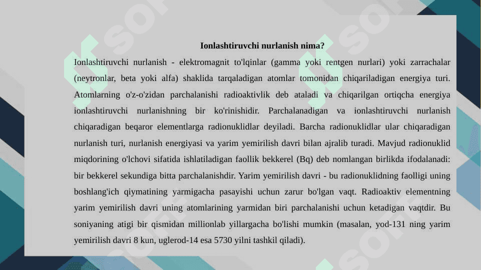 Ionlantiruvchi nurlarning saraton hujayralariga tasiri 2