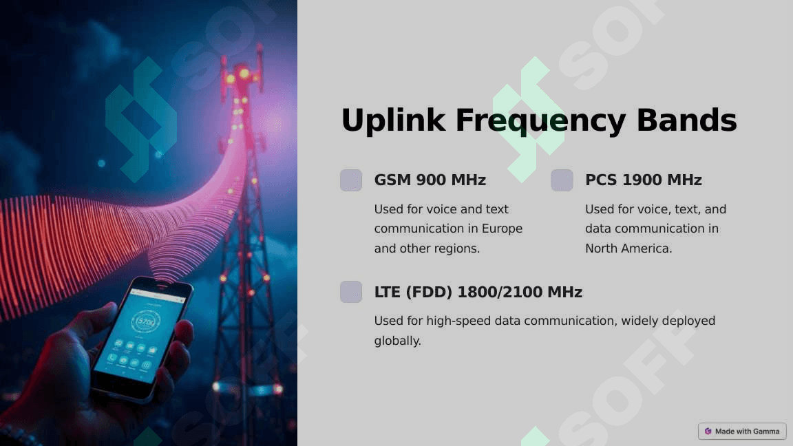 Uplink and Downlink in Mobile Communication 3