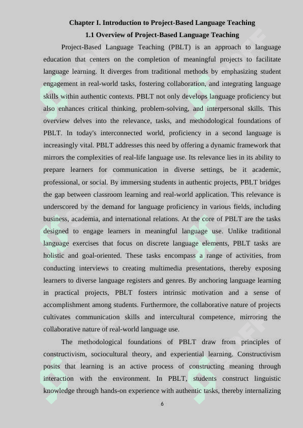 Teaching English language through Project works 6