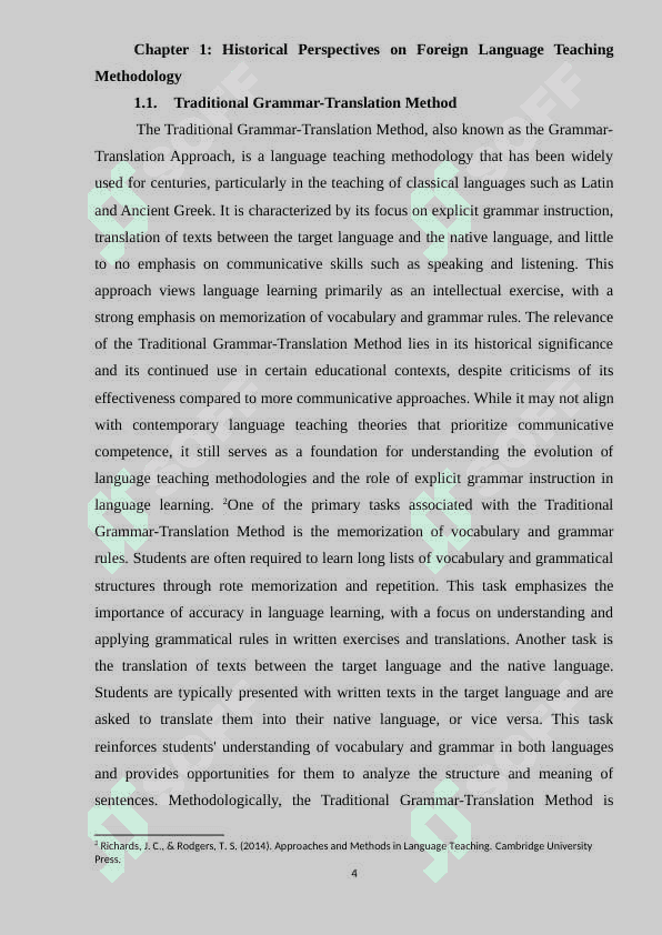 Stages of development of foreign language teaching methodology 4