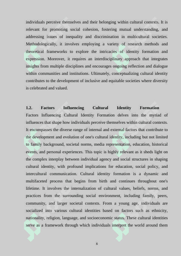 CULTURAL IDENTITY AND PRONUNCIATION OF NON-NATIVE SPEAKERS OF ENGLISH 6