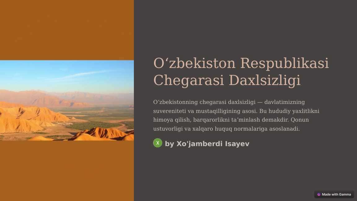 Chegara dahlsizligi 1