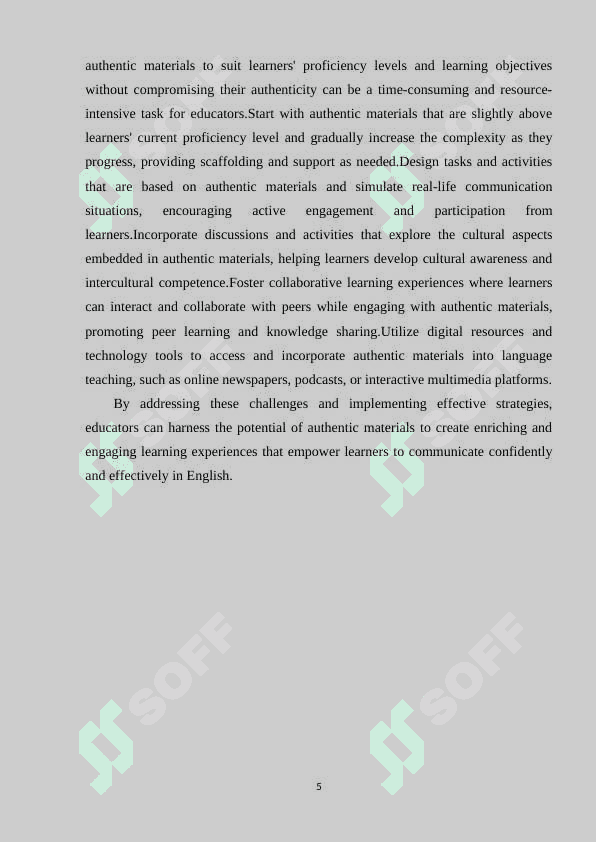 AUTHENTIC MATERIALS TEACHING IN ENGLISH CONTENT 4
