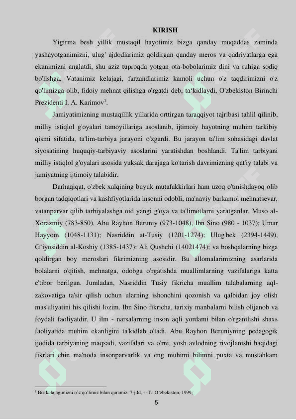 Umumiy o’rta ta’lim maktablari  6-sinf matematika darslarida tarixiy ma’lumotlardan  foydalanish metodikasi 3