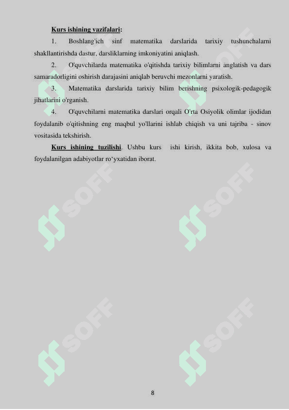 Umumiy o’rta ta’lim maktablari  6-sinf matematika darslarida tarixiy ma’lumotlardan  foydalanish metodikasi 6