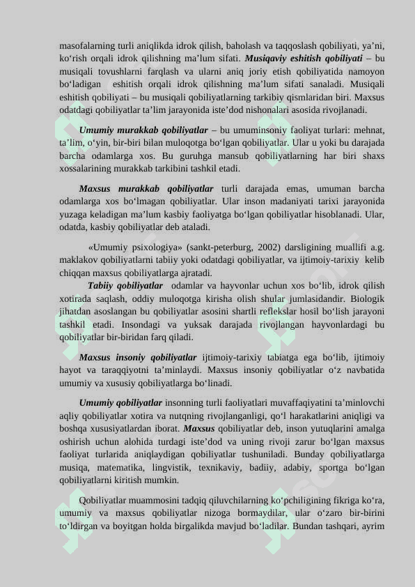 Qobiliyatlar 6