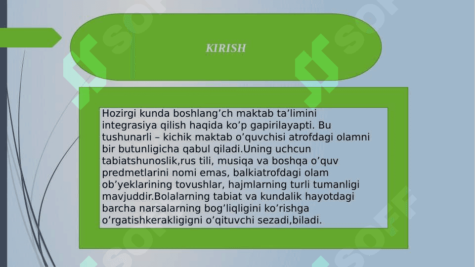 Boshlang'ich maktabda integratsiyalar 3