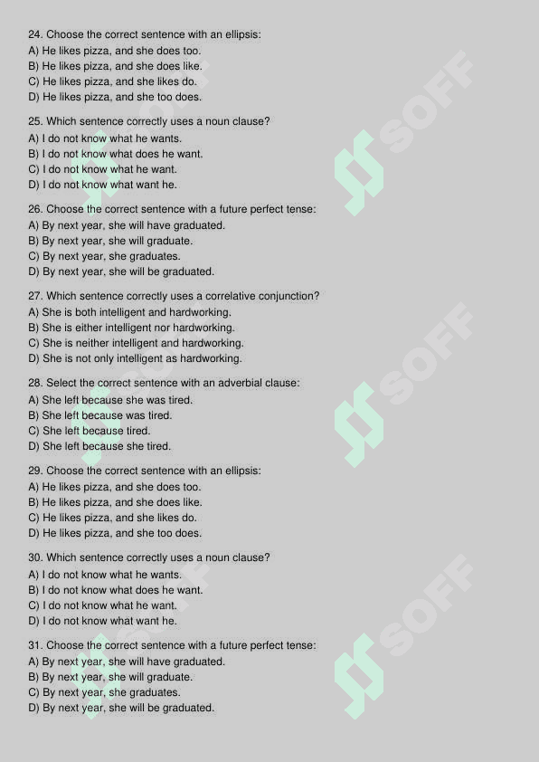 Ingliz tili test 4