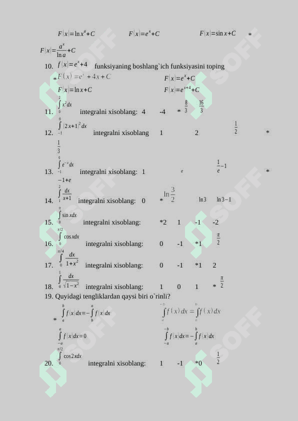 2- semestr uchun test 2