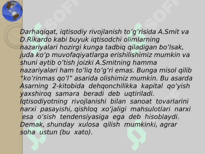 Transformatsiyalashuv davri. Merkantilizm 3