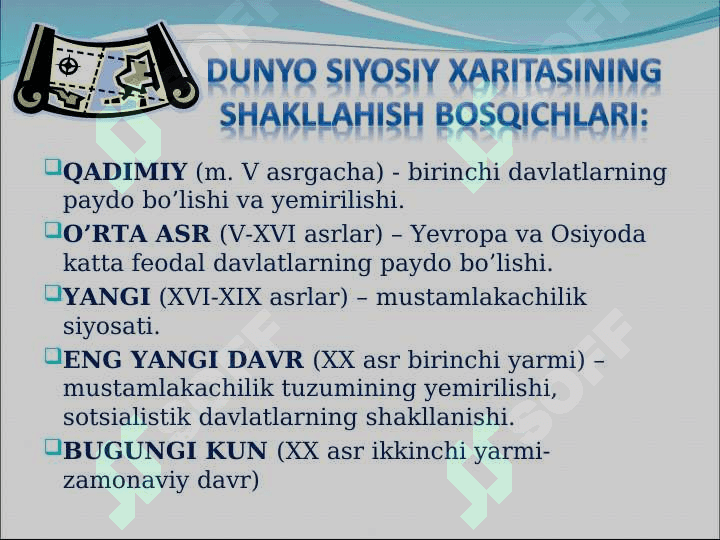 Dunyo siyosiy xaritasi 2