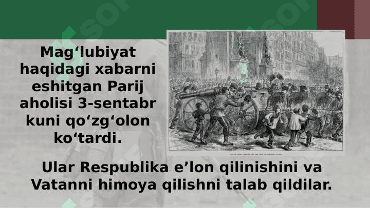Fransiyada Uchinchi Respublika va1871-yil 18-mart davlat to‘ntarishi 2