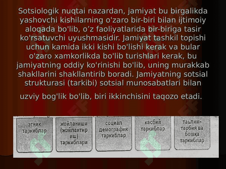Jamiyat sotsial strukturasi stratifikasion jarayonlar 4