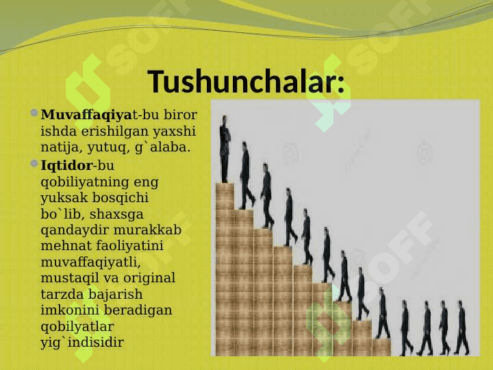 Muvafaqiyatga erishish uchun iste`dod muhimmi yoki iqtidor? 4