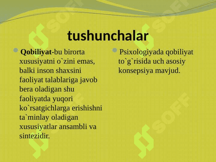 Muvafaqiyatga erishish uchun iste`dod muhimmi yoki iqtidor? 5