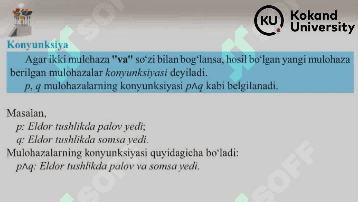 Matematik mantiq elementlari va formulalari 7