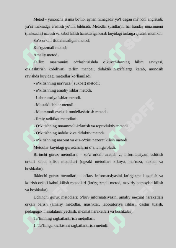 TA’LIM METODLARI VA VOSITALARI 3