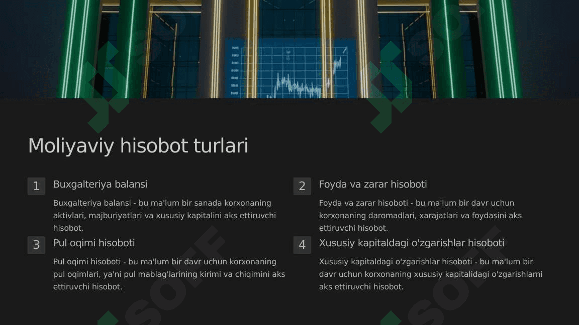 Moliyaviy hisobot: mazmuni, funksiyalari va turlari 5