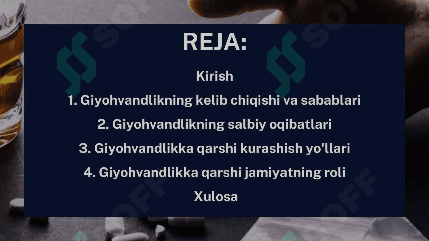 Biz giyohvandlikka qarshimiz 2