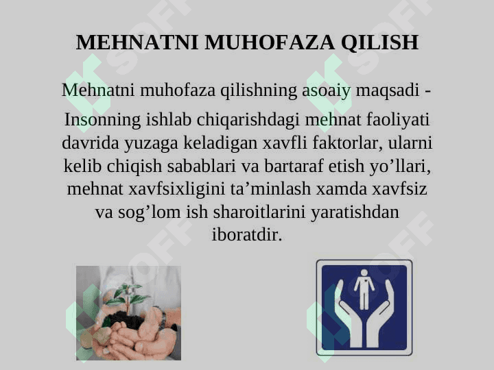 MEHNAT MUXOFAZASI, YONG’IN VA TEXNIKA XAVFSIZLIGI 2