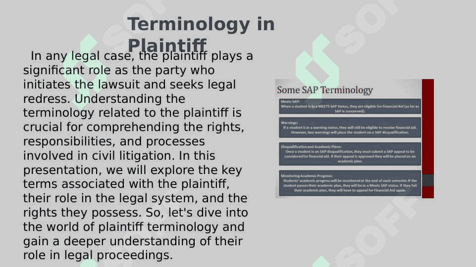 Professional and academic terminolgy 4