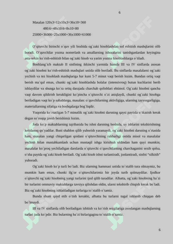 2-sinf oʻquvchilarida oʻgʻzaki va yozma hisoblashni shakllantirish metodlari 6