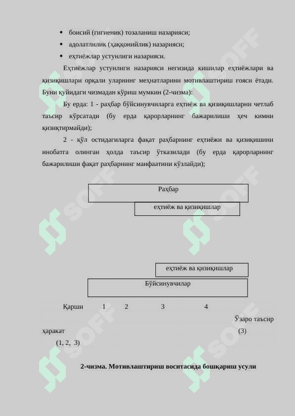 МЕНЕЖМЕНТДА МОТИВЛАШТИРИШ 3