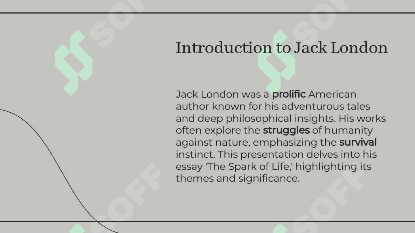 The Spark of Life by Jack London 2