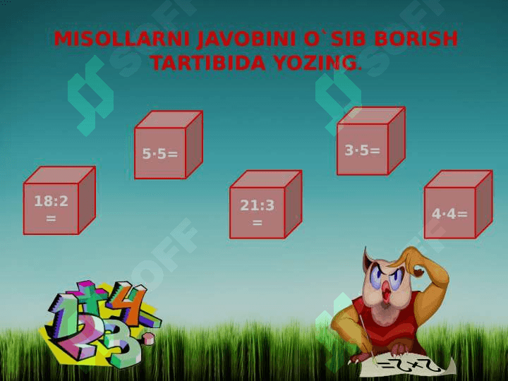 Bo`linuvchi, bo`luvchi, bo`linma 4