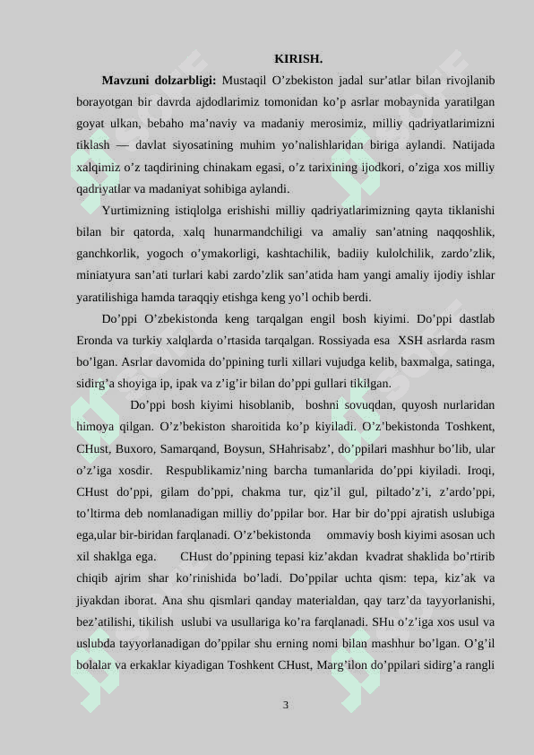 Do'ppi tikishda naqsh elementlari usullari 2